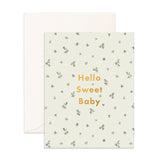 Hello Sweet Baby Broderie Card - Kollektive - Official distributor