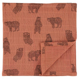 Muslin cloths | 110x110cm - 2pcs - Brave Bear - Kollektive - Official distributor