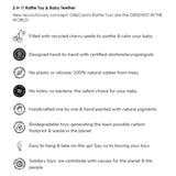 Lemon Rattle Toy - Kollektive - Official distributor